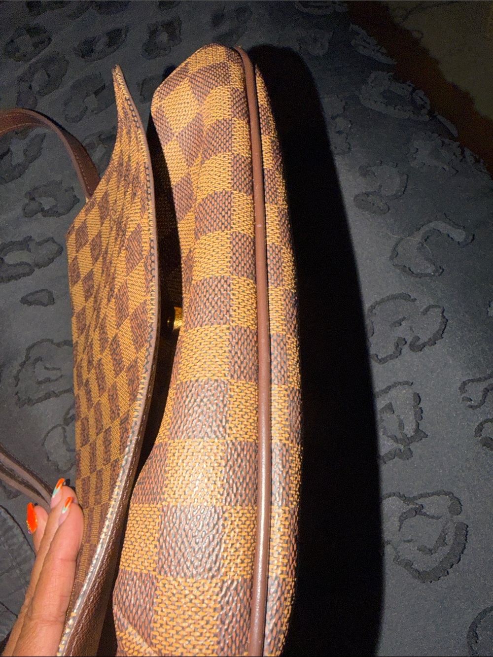 Louis Vuitton Damier Ebene Brown Shoulder Bag - Picture 9 of 9